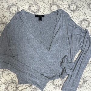 Forever 21 contemporary low cut blouse